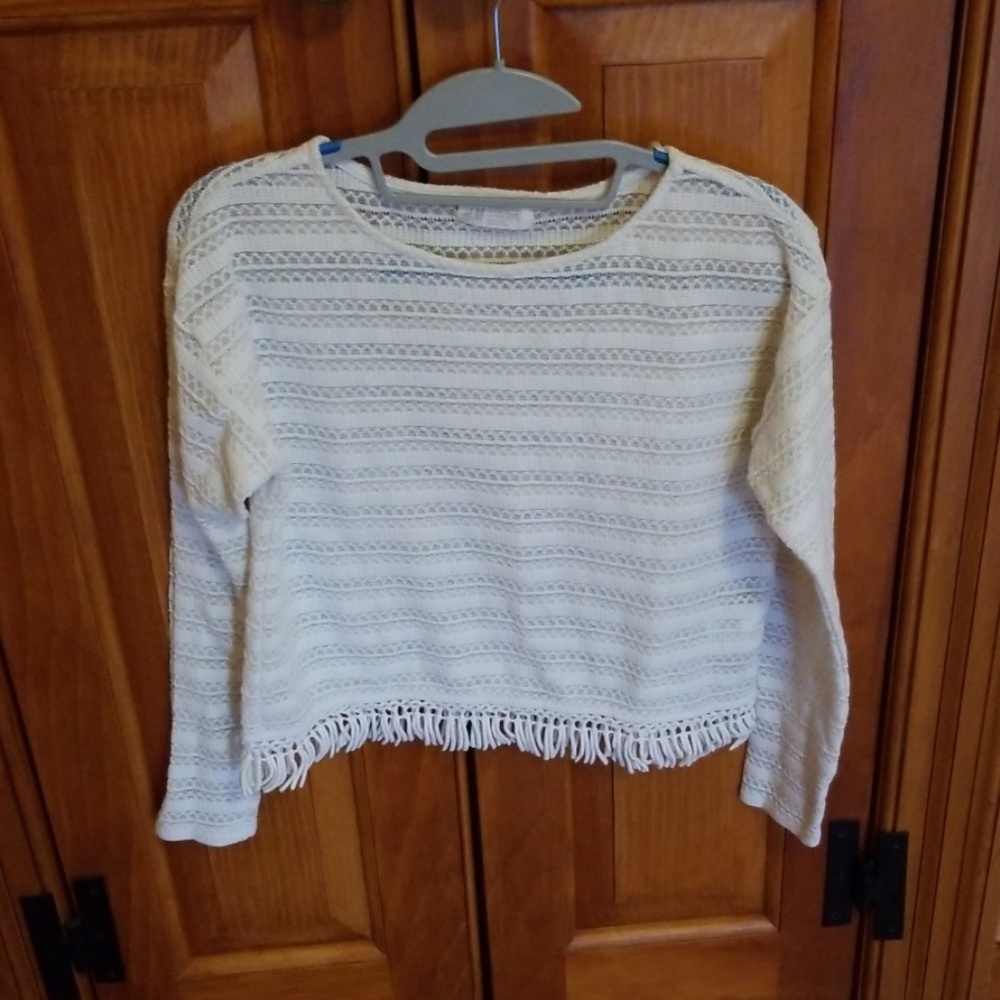 H&M White Sweater, Size 12-14Y